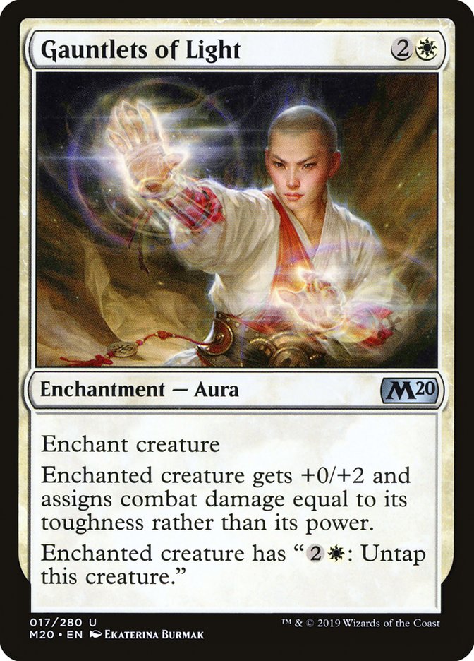 Gauntlets of Light - (Foil): Core Set 2020