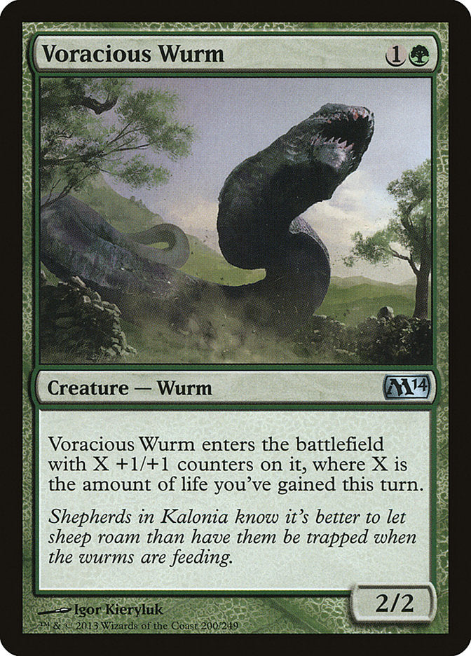 Voracious Wurm: Magic 2014