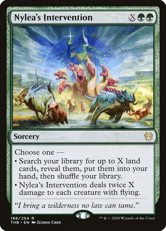 Nylea's Intervention - (Foil): Theros Beyond Death