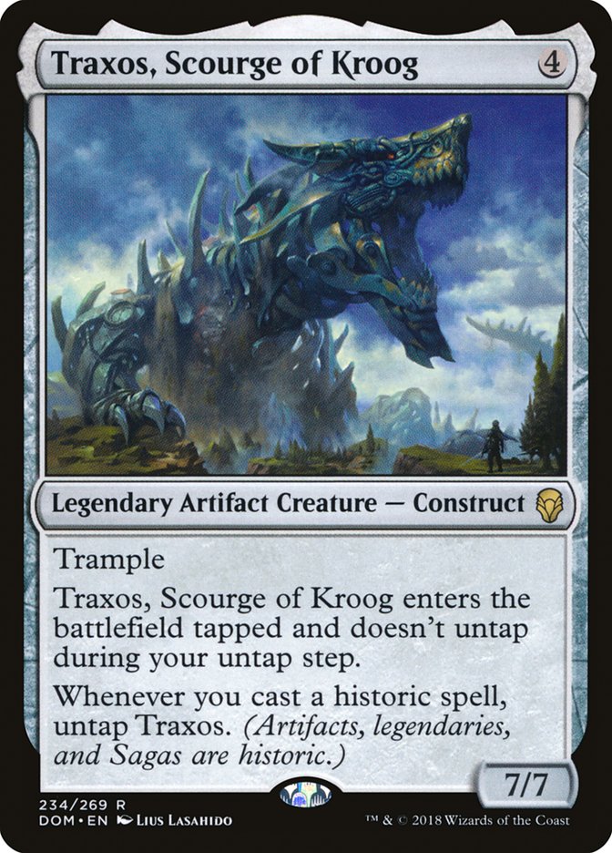 Traxos, Scourge of Kroog - (Foil): Dominaria