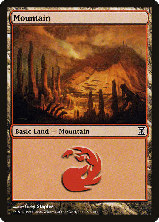 Mountain (#297) - (Foil): Time Spiral