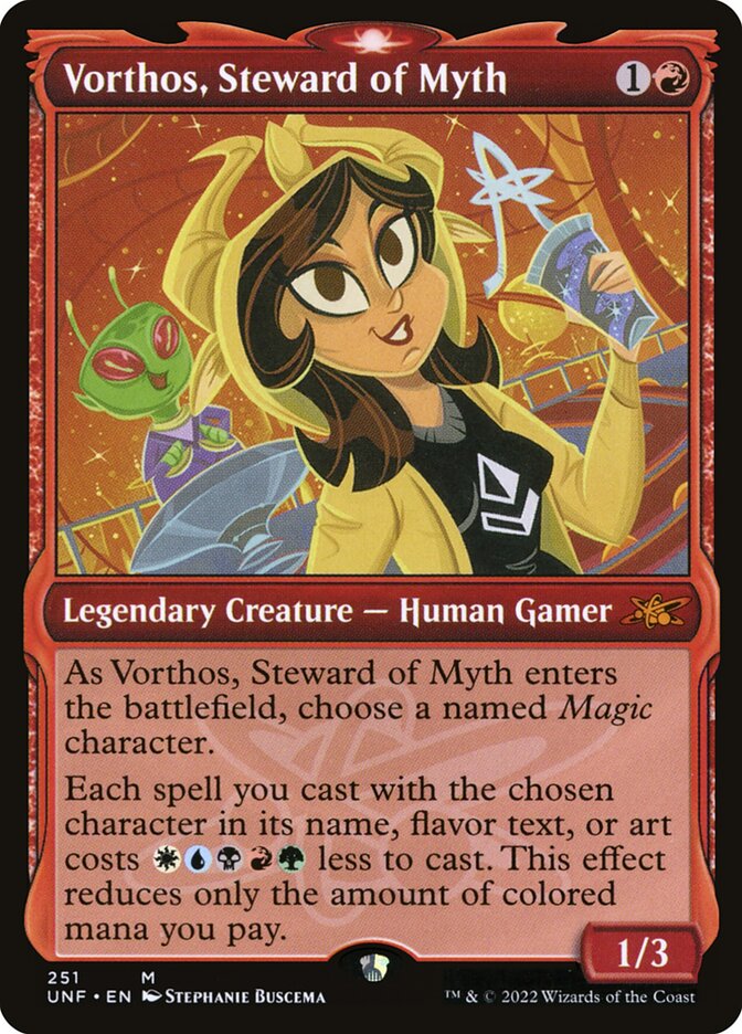 Vorthos, Steward of Myth (Showcase): Unfinity