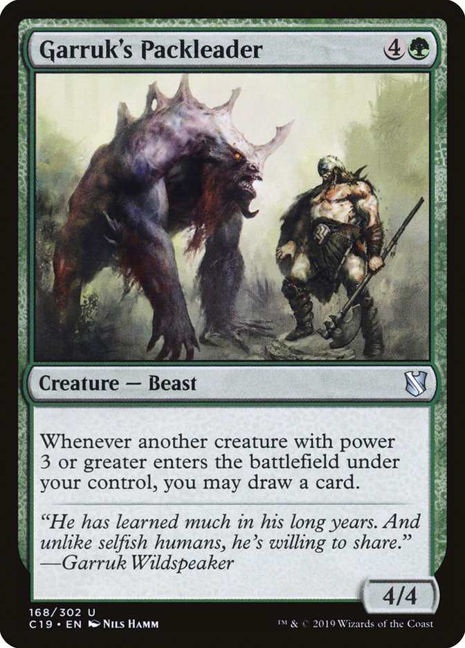 Garruk's Packleader: Commander 2019