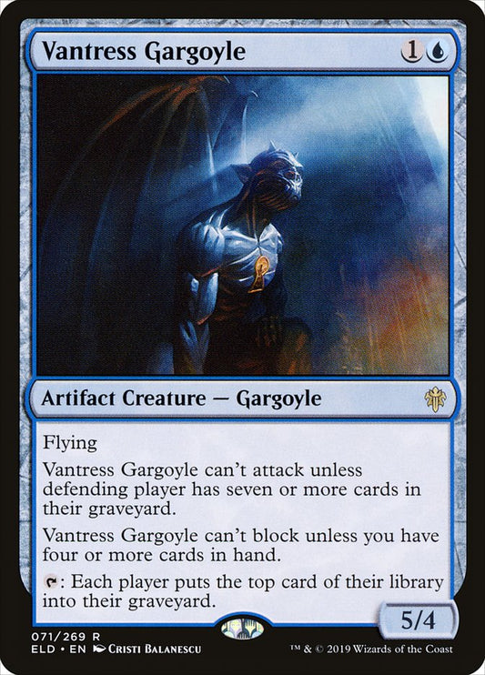 Vantress Gargoyle - (Foil): Throne of Eldraine