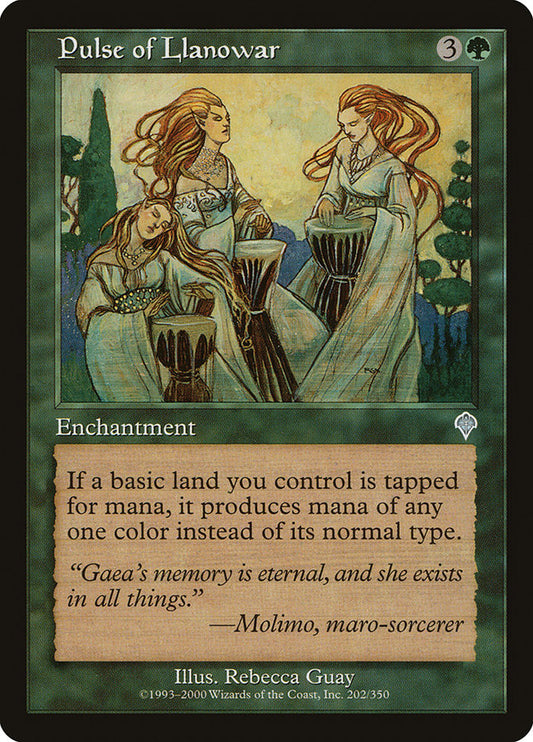 Pulse of Llanowar - (Foil): Invasion