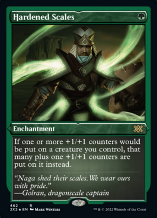 Hardened Scales (Foil Etched) - (Foil): Double Masters 2022