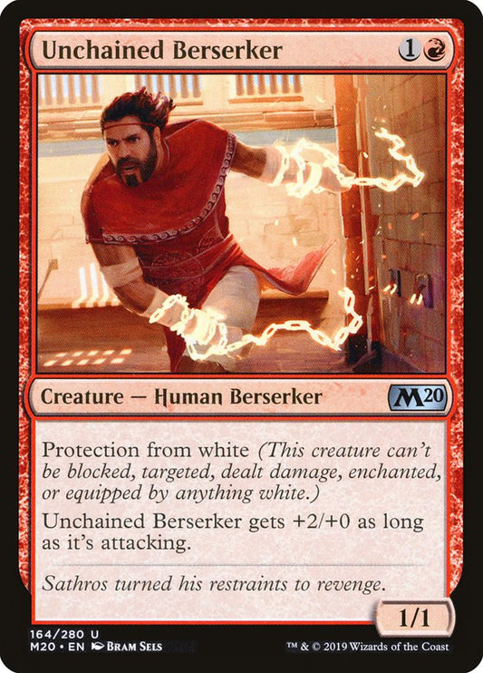 Unchained Berserker - (Foil): Core Set 2020