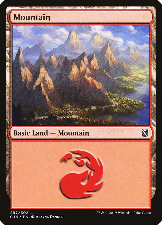 Mountain (#297): Commander 2019