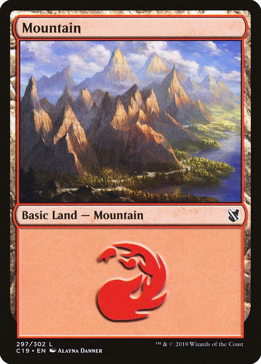 Mountain (#297): Commander 2019