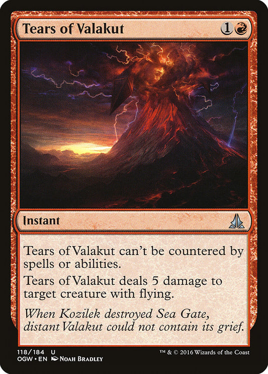 Tears of Valakut - (Foil): Oath of the Gatewatch