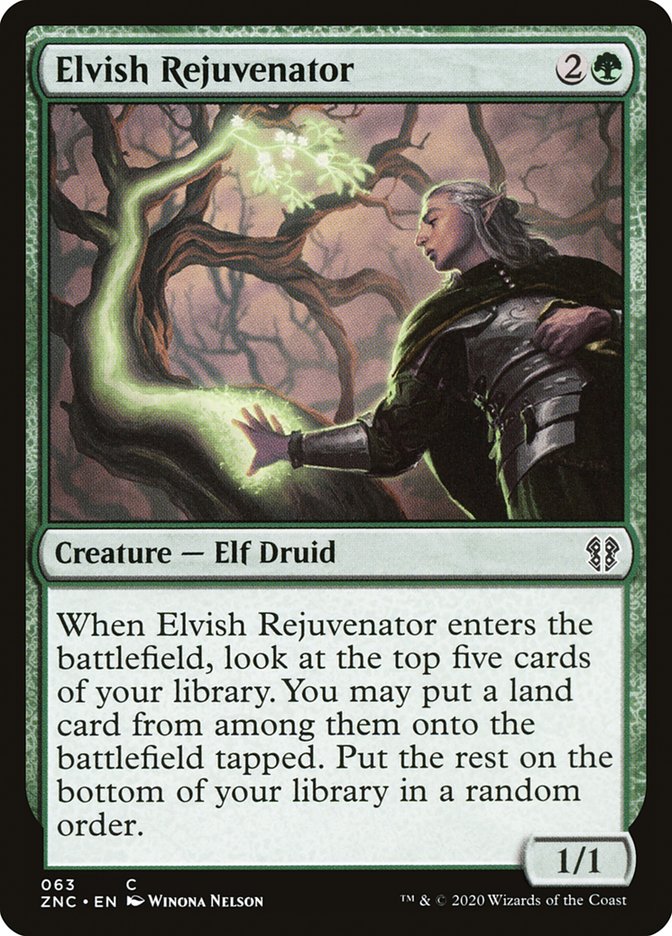 Elvish Rejuvenator: Zendikar Rising Commander