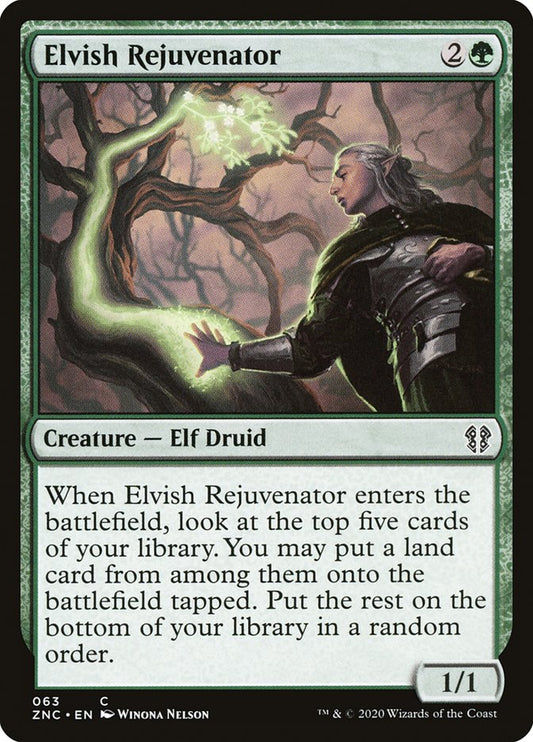 Elvish Rejuvenator: Zendikar Rising Commander