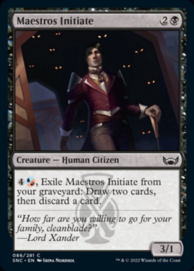 Maestros Initiate - (Foil): Streets of New Capenna