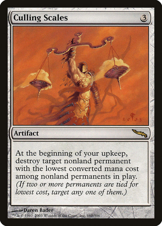 Culling Scales - (Foil): Mirrodin