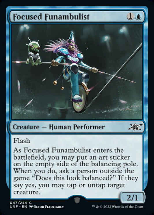 Focused Funambulist - (Foil): Unfinity