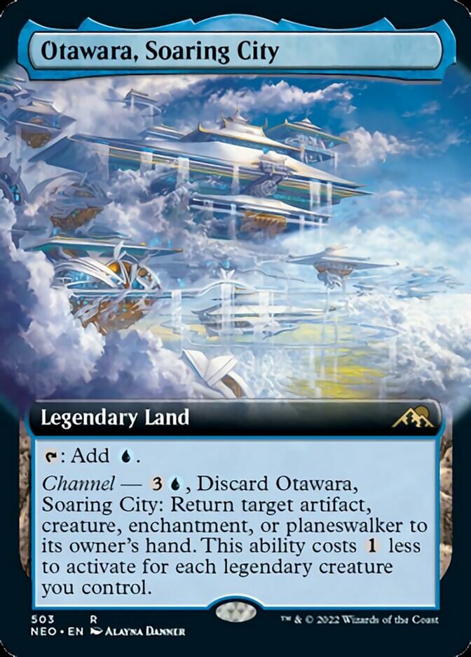 Otawara, Soaring City (Extended Art): Kamigawa: Neon Dynasty