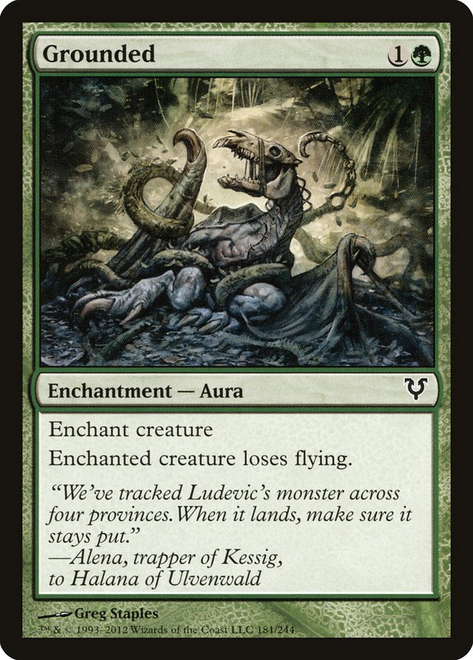 Grounded - (Foil): Avacyn Restored
