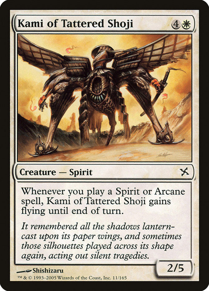 Kami of Tattered Shoji: Betrayers of Kamigawa
