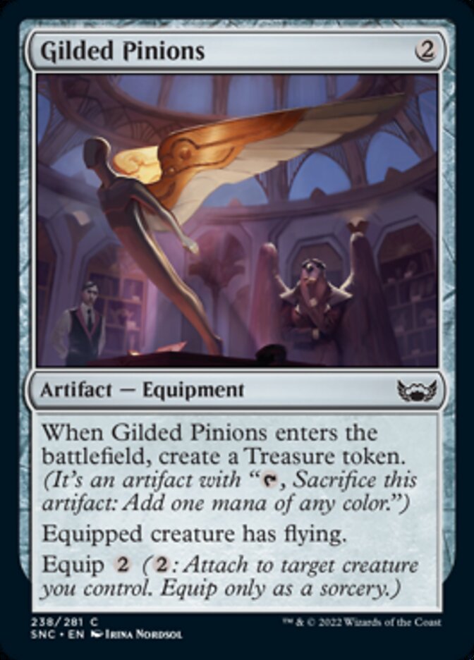 Gilded Pinions - (Foil): Streets of New Capenna