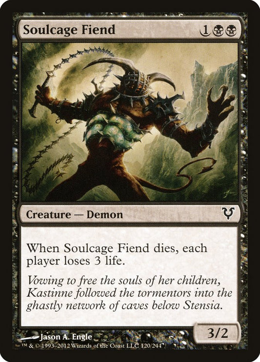 Soulcage Fiend - (Foil): Avacyn Restored