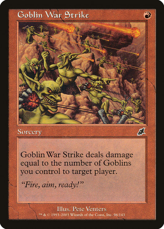 Goblin War Strike - (Foil): Scourge