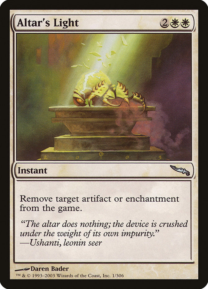 Altar's Light - (Foil): Mirrodin