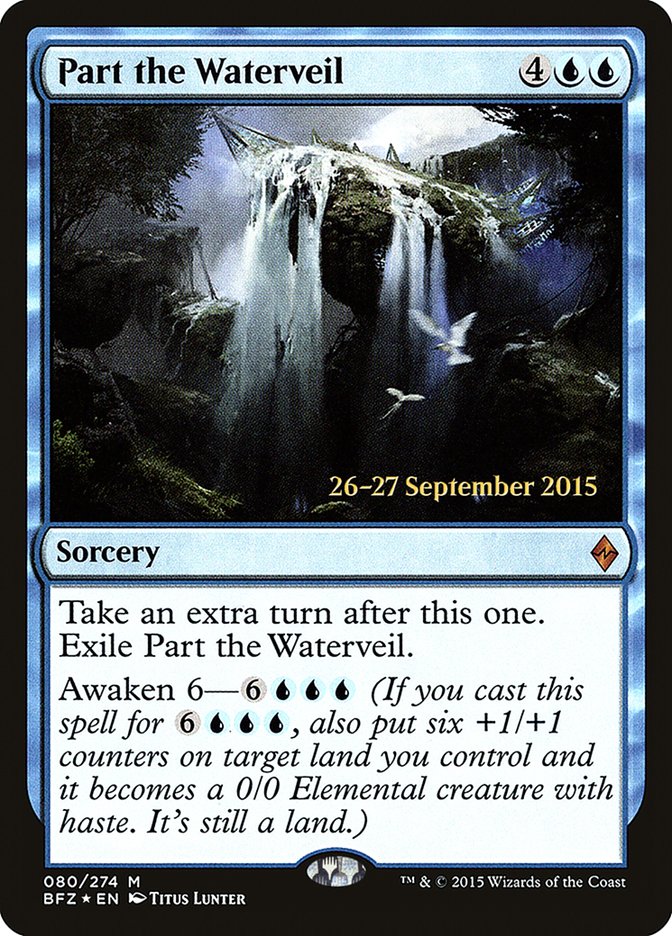 Part the Waterveil (Prerelease) (Battle for Zendikar) - (Foil): Battle for Zendikar Promos