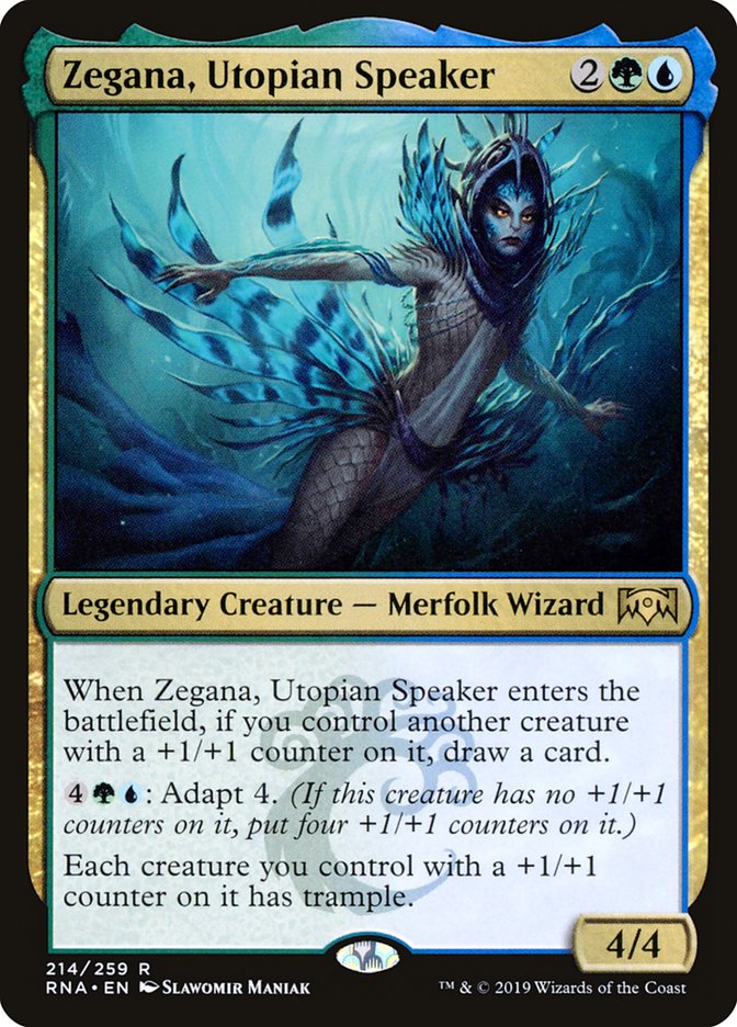 Zegana, Utopian Speaker - (Foil): Ravnica Allegiance