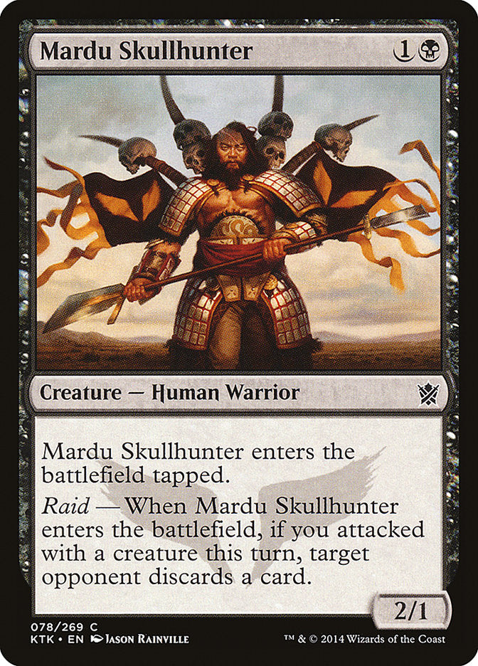 Mardu Skullhunter - (Foil): Khans of Tarkir