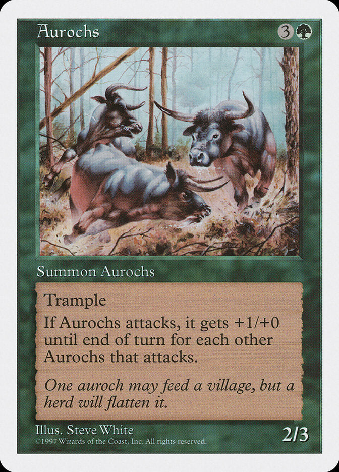 Aurochs: Fifth Edition