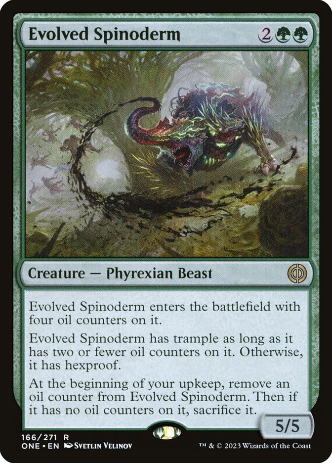 Evolved Spinoderm - (Foil): Phyrexia: All Will Be One