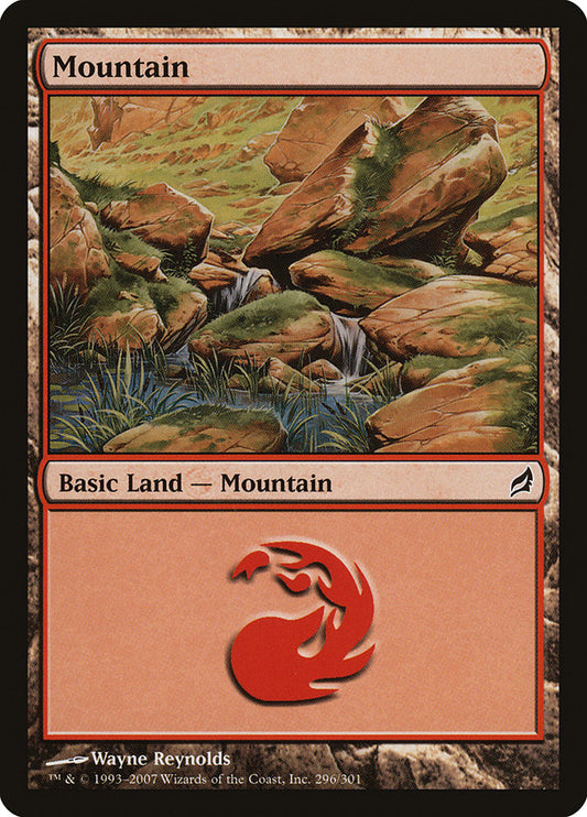 Mountain (#296) - (Foil): Lorwyn
