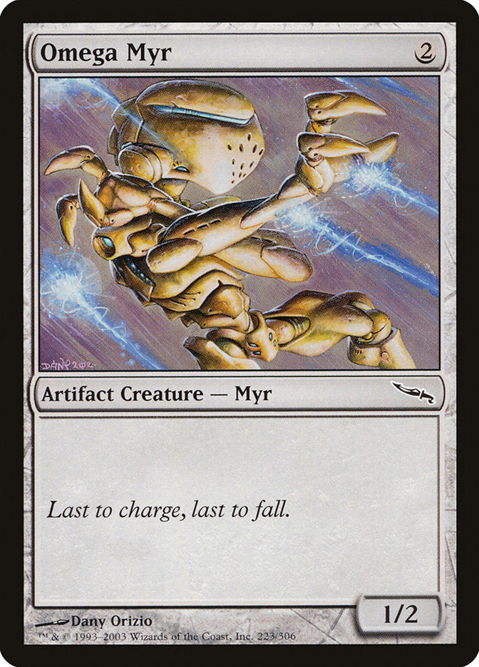 Omega Myr - (Foil): Mirrodin