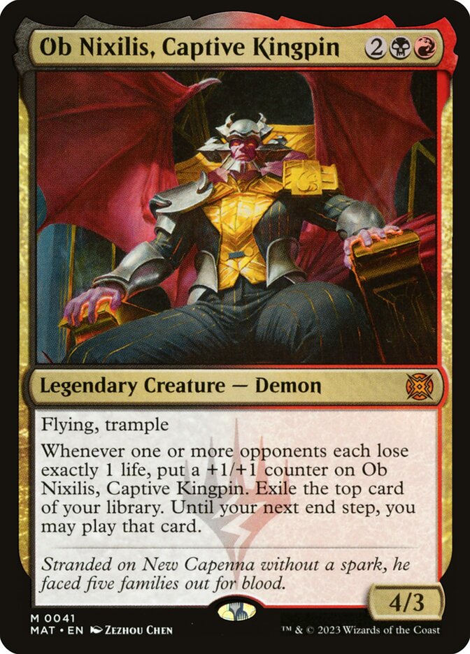 Ob Nixilis, Captive Kingpin - (Foil): March of the Machine: The Aftermath
