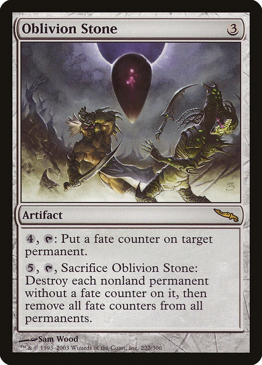 Oblivion Stone - (Foil): Mirrodin