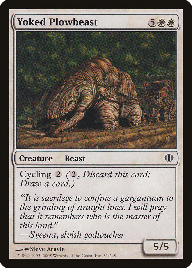 Yoked Plowbeast: Shards of Alara