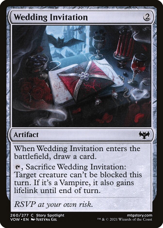 Wedding Invitation - (Foil): Innistrad: Crimson Vow