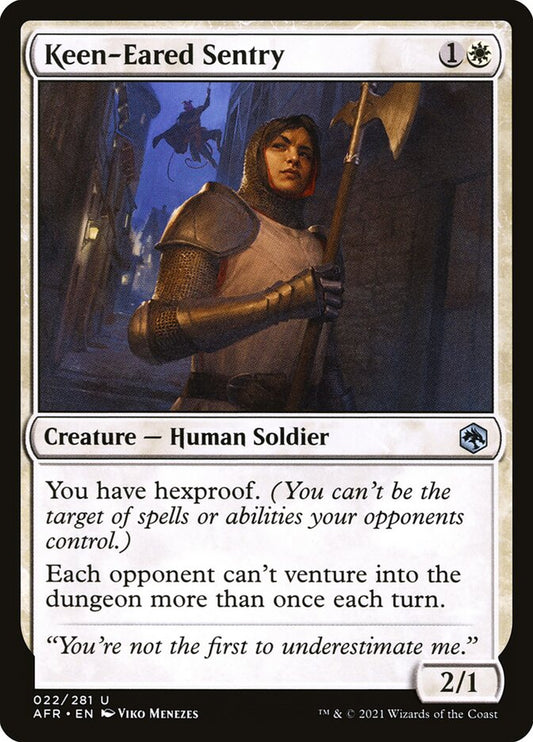 Keen-Eared Sentry - (Foil): Adventures in the Forgotten Realms