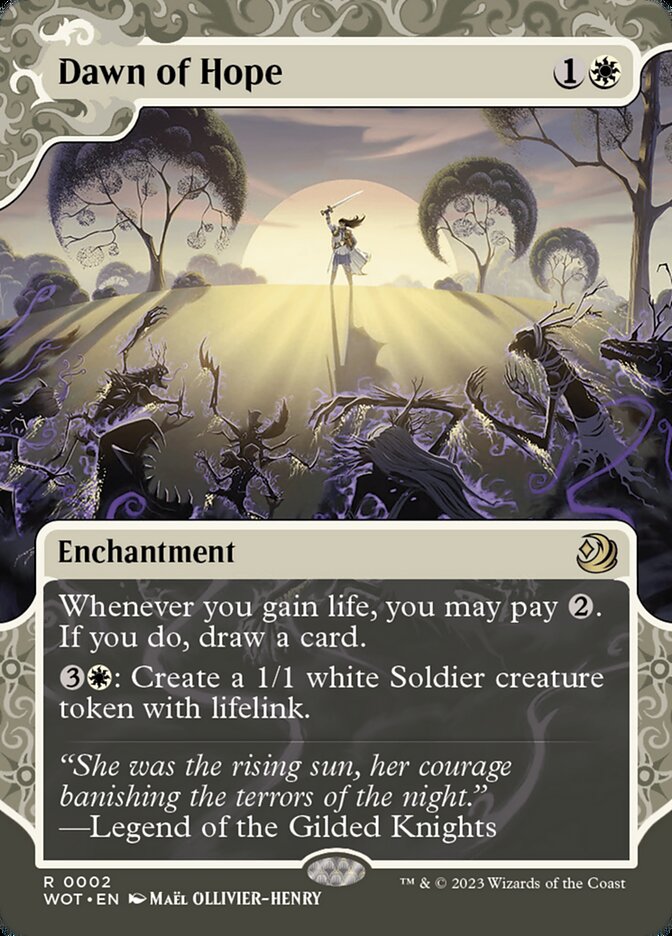 Dawn of Hope (#002) - (Foil): Wilds of Eldraine: Enchanting Tales