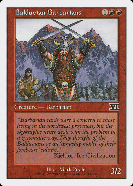 Balduvian Barbarians: Classic Sixth Edition