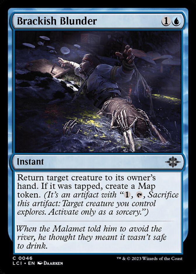 Brackish Blunder - (Foil): Lost Caverns of Ixalan