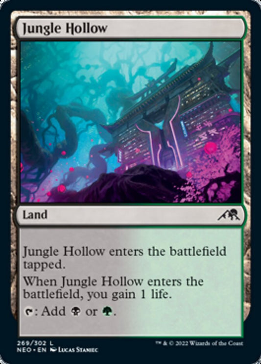 Jungle Hollow - (Foil): Kamigawa: Neon Dynasty