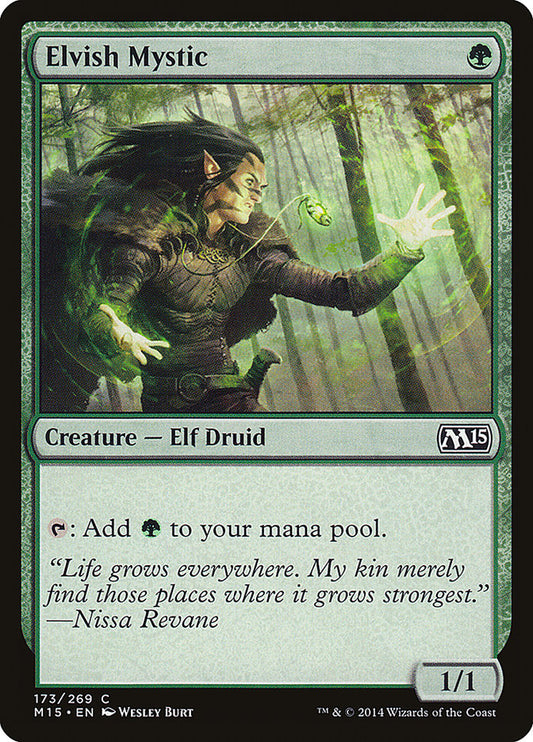 Elvish Mystic - (Foil): Magic 2015