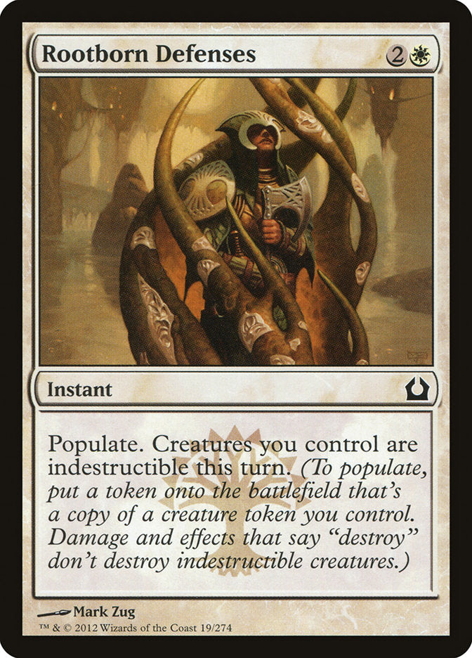Rootborn Defenses - (Foil): Return to Ravnica