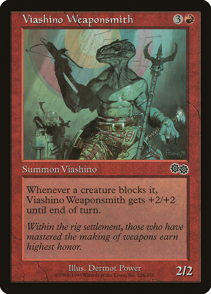 Viashino Weaponsmith: Urza's Saga