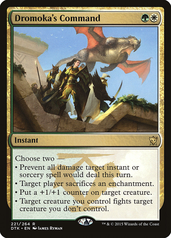 Dromoka's Command - (Foil): Dragons of Tarkir