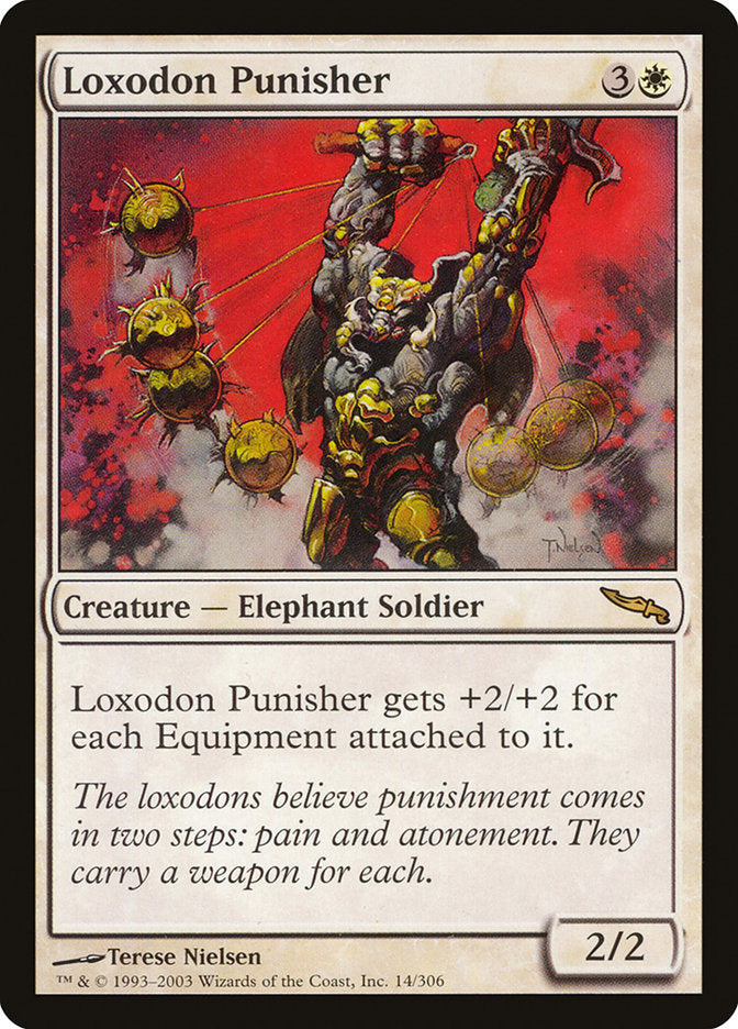 Loxodon Punisher - (Foil): Mirrodin