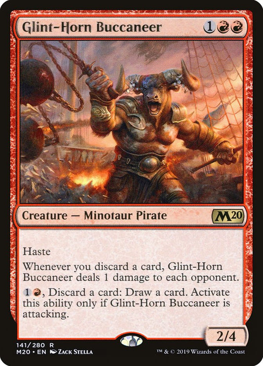 Glint-Horn Buccaneer: Core Set 2020