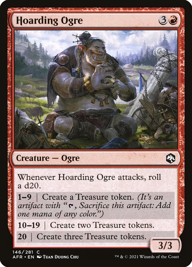 Hoarding Ogre - (Foil): Adventures in the Forgotten Realms