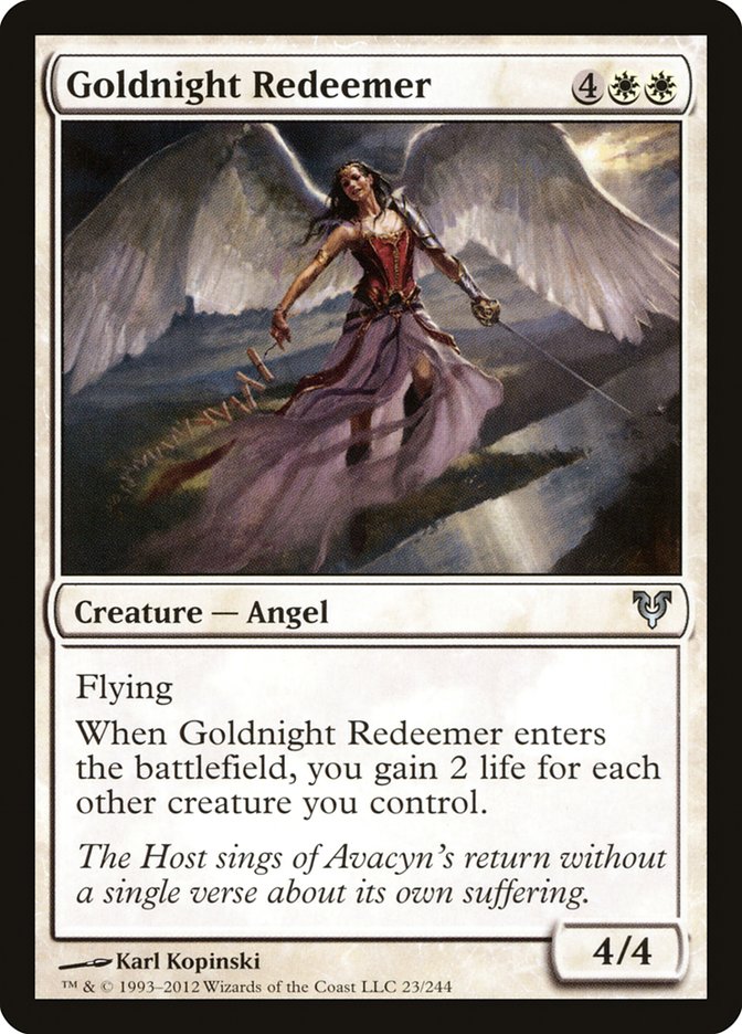 Goldnight Redeemer - (Foil): Avacyn Restored